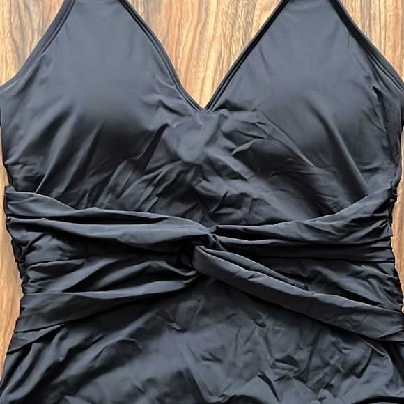 Bleu Rod Beattie Plunge Halter Twist One Piece - Picture 5 of 14